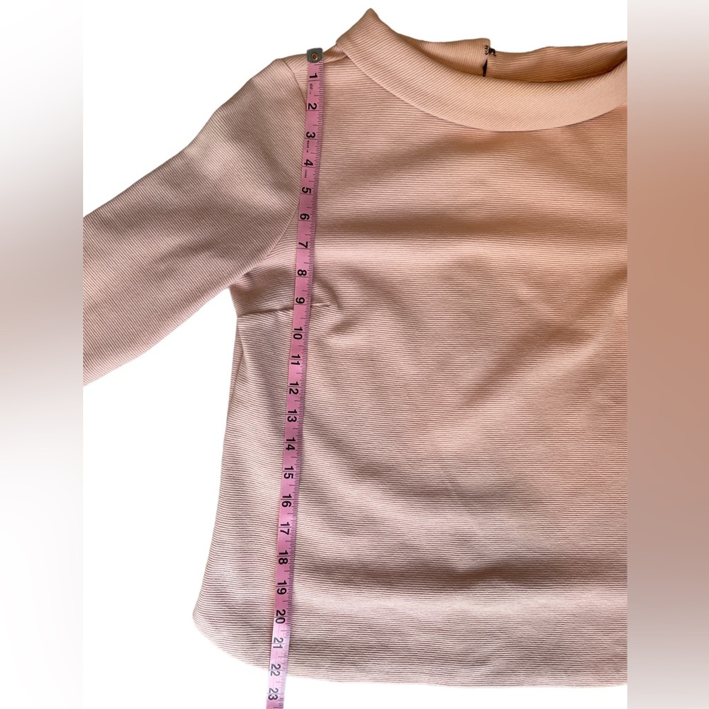 Talbots Pink Rose Top Size Mp - Picture 7 of 9